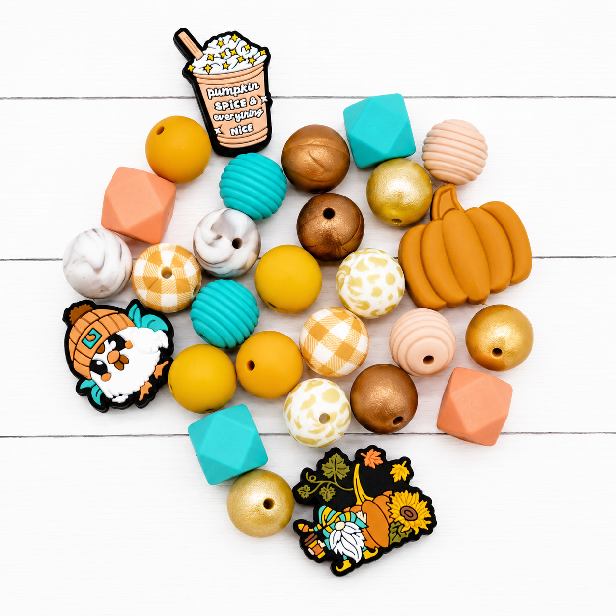 Pumpkin Pie Bead Mix