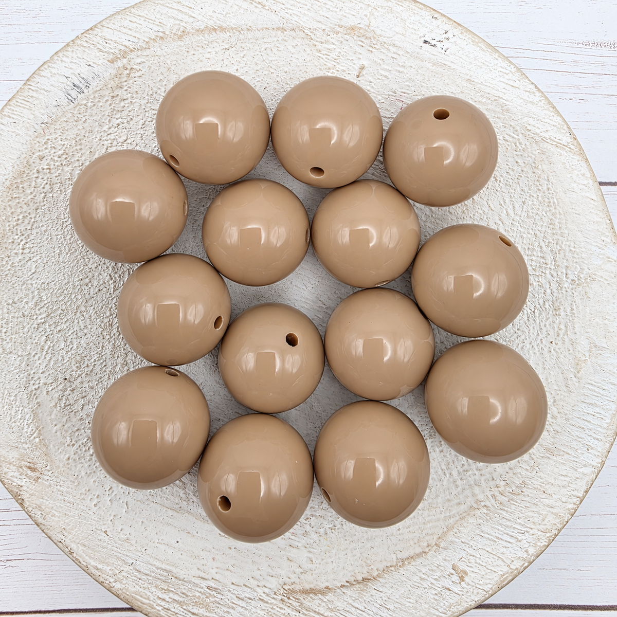 20mm Solid Color Beads