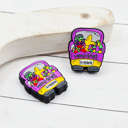 Mardi Gras Truck Focal Beads