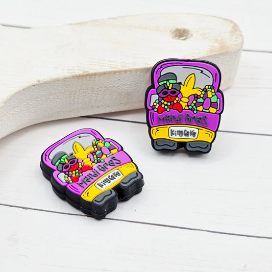 Mardi Gras Truck Focal Beads