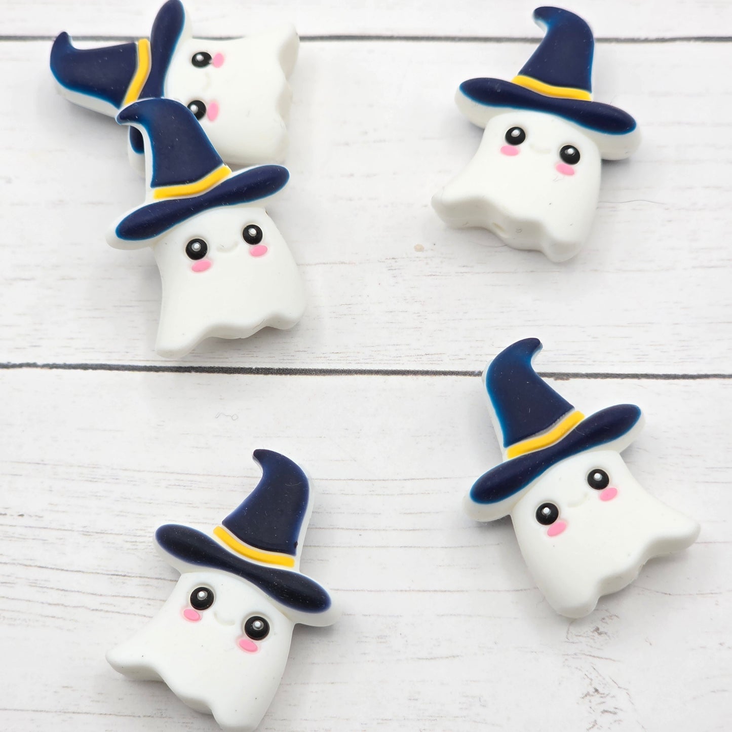 White Ghost Focal Beads