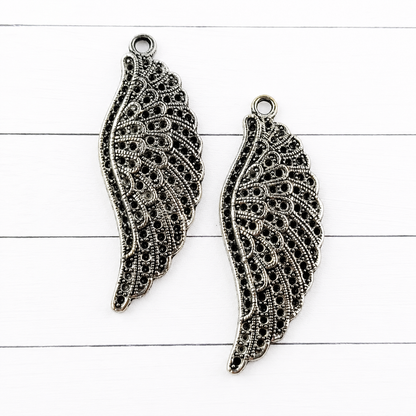 Large Angel Wing Charms