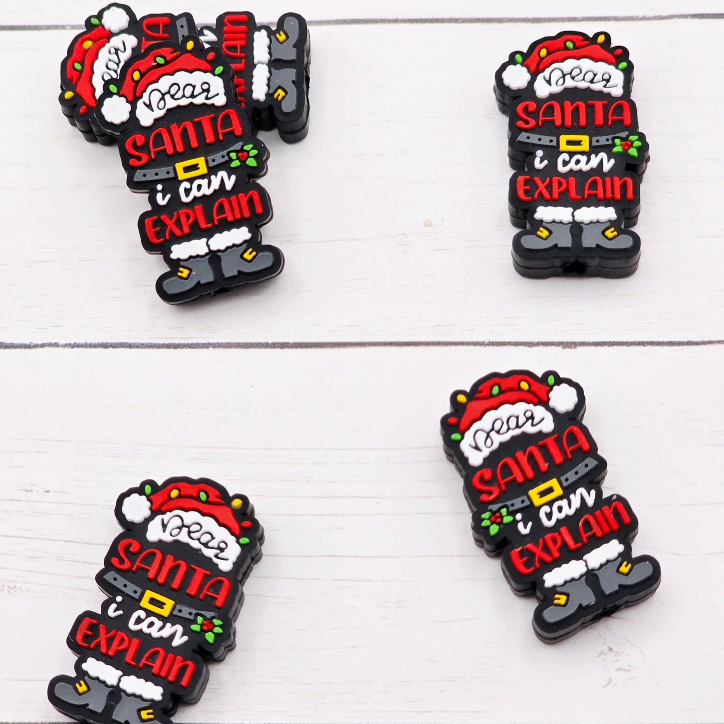 Dear Santa Focal Beads