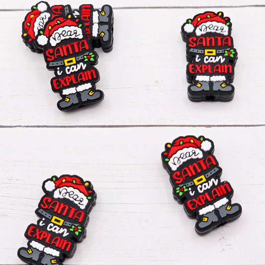 Dear Santa Focal Beads