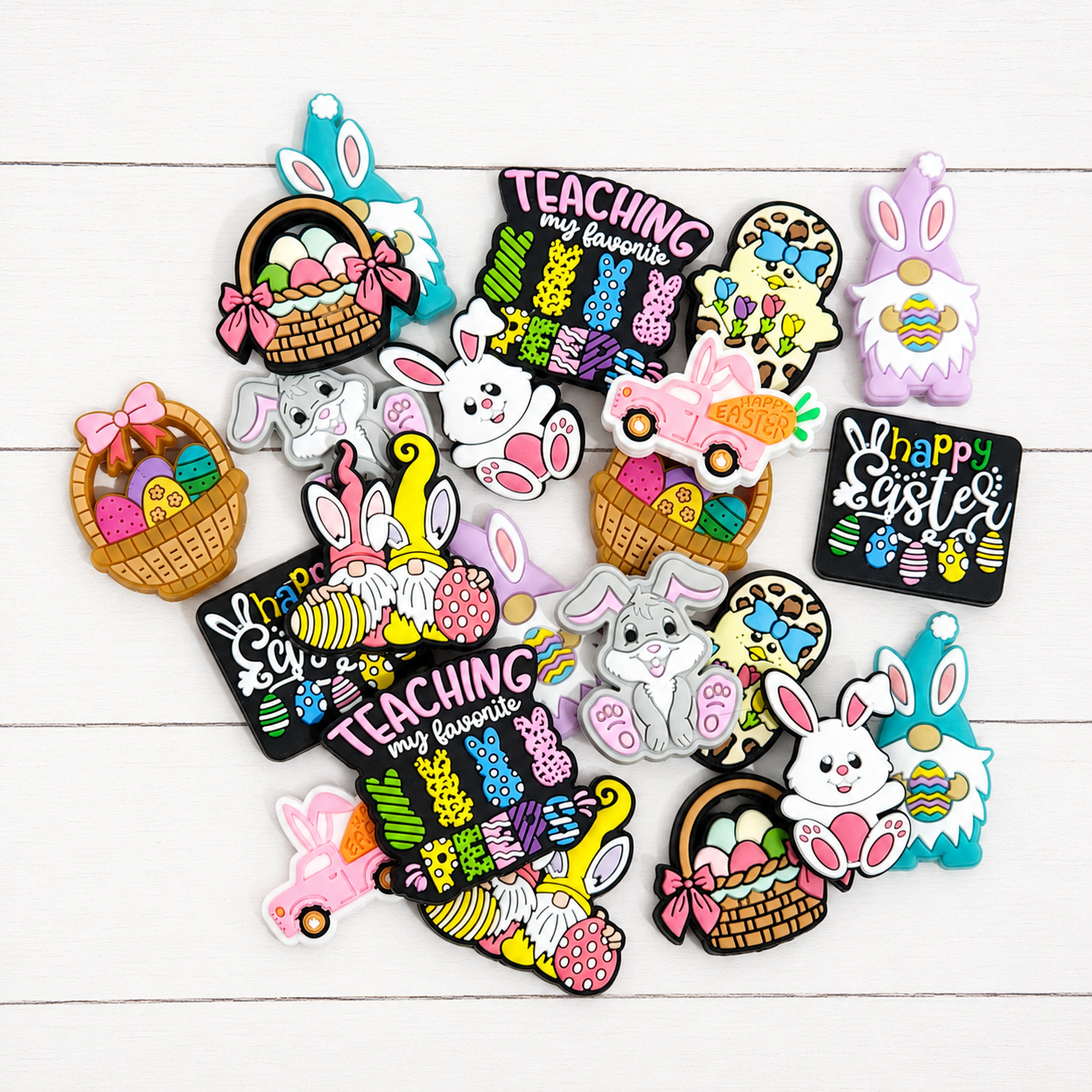 Easter Silicone Focal Bead Mix