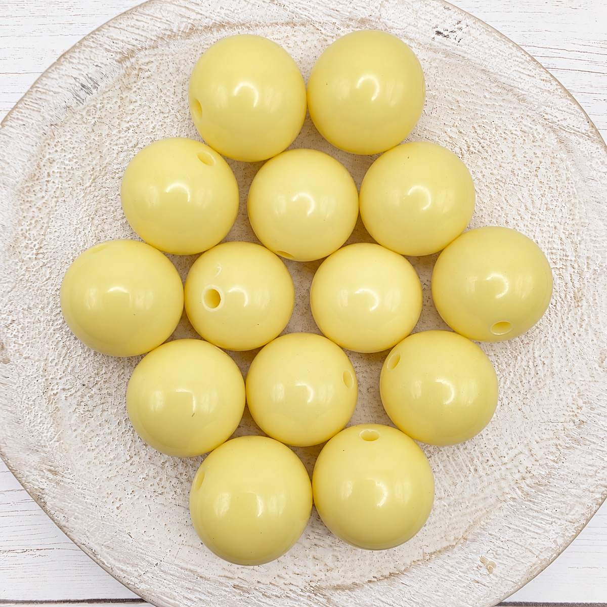 20mm Solid Color Beads