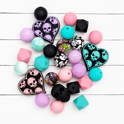 Skull Girl Bead Mix