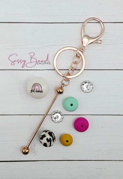 Girl Mom Life Keychain Kit
