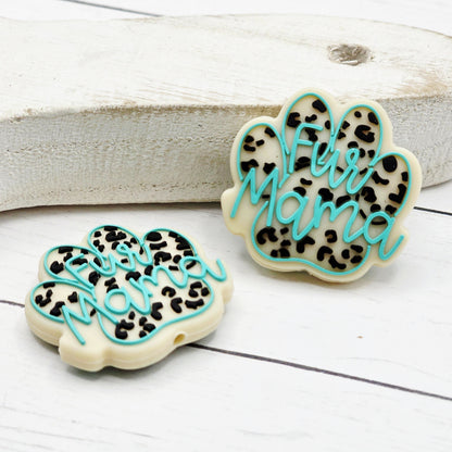 Fur Mama Paw Print Beads