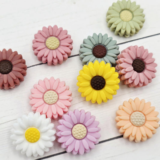20mm Daisy Flower Bead