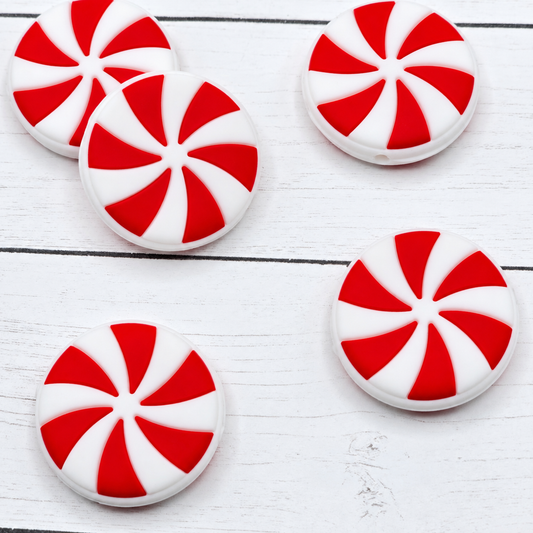 Peppermint Focal Bead