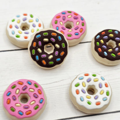 Sprinkle Donut Focal Beads