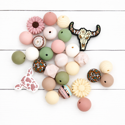 Rustic Girl Silicone Bead Mix