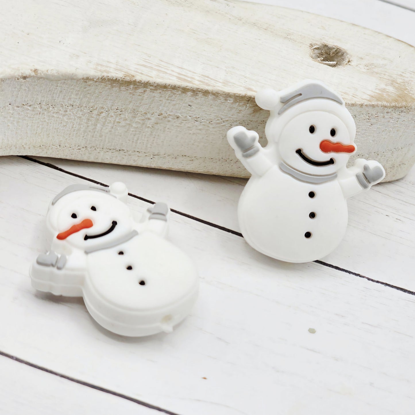 Snowman Focal Beads