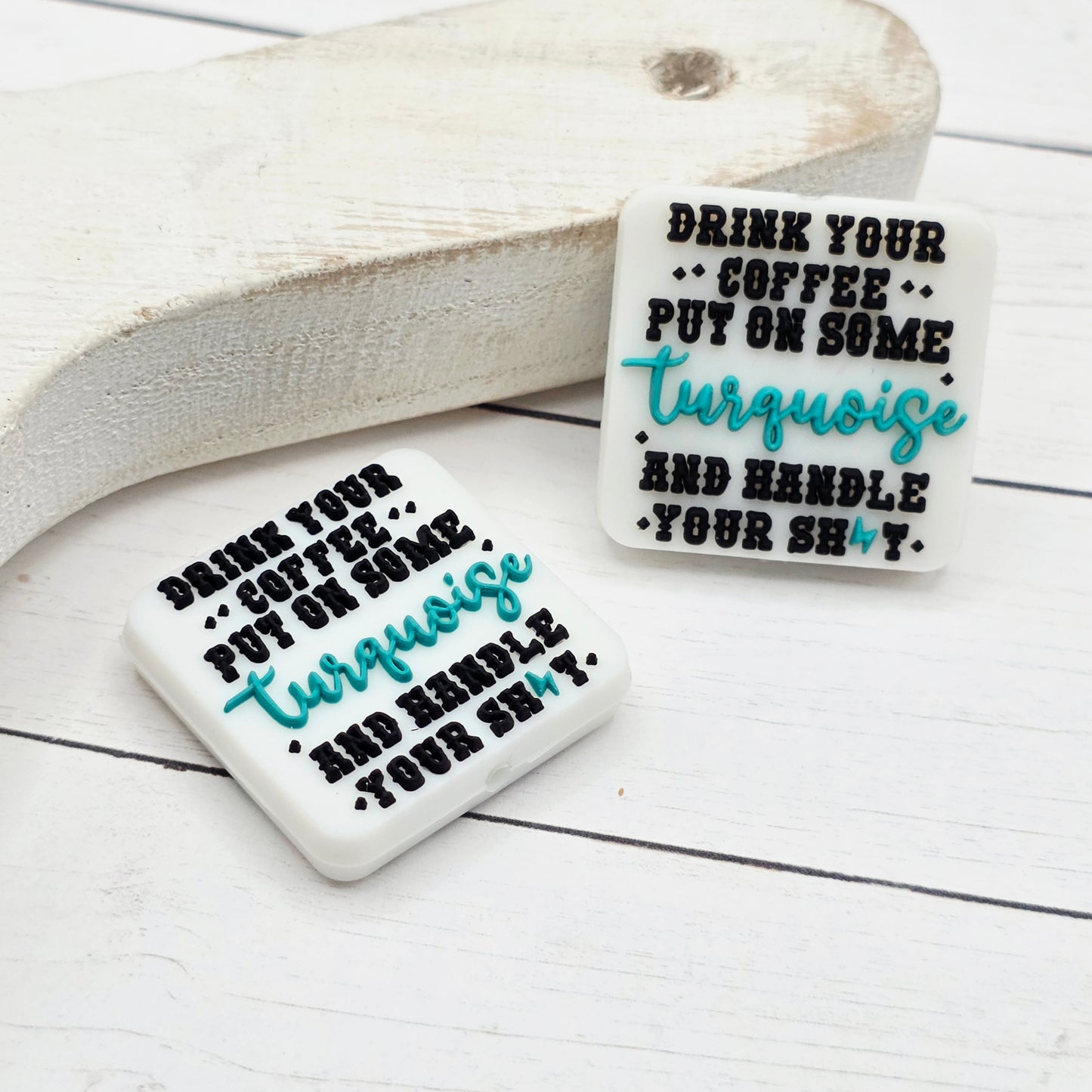Drink Your Coffee Focal Beads