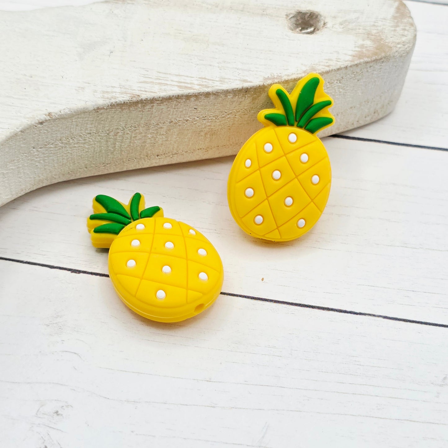 Yellow Pineapple Focal Beads