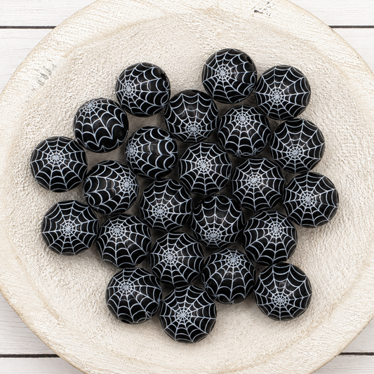 15mm Spider Web Beads