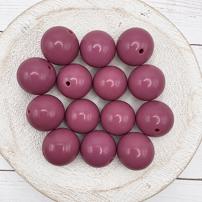 20mm Solid Color Beads