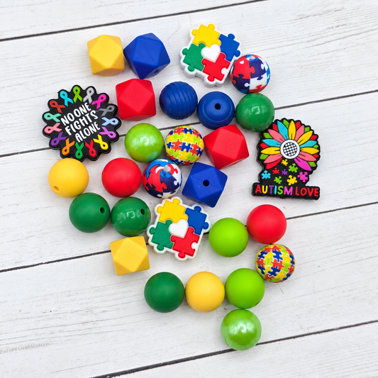 Autism Love Bead Mix