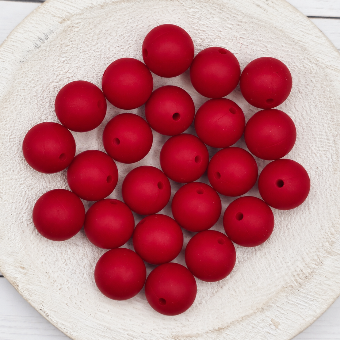 15mm Cranberry Beads