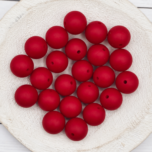 15mm Cranberry Beads