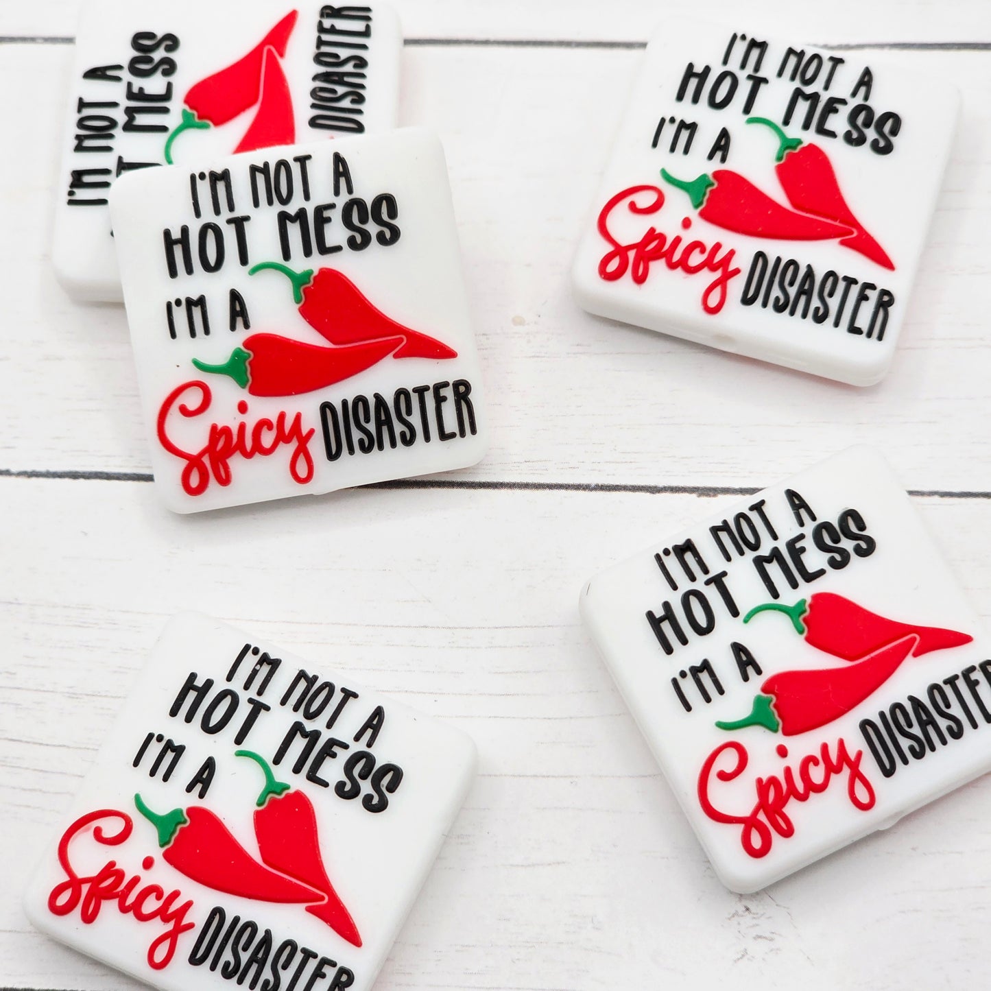 Hot Mess Spicy Disaster Focal Beads