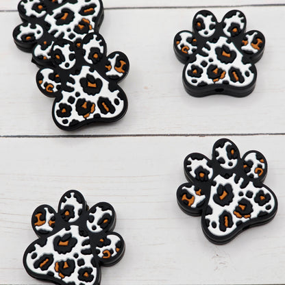 Leopard Paw Focal Beads