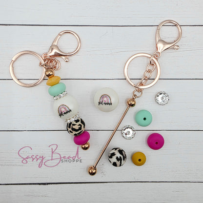 Girl Mom Life Keychain Kit