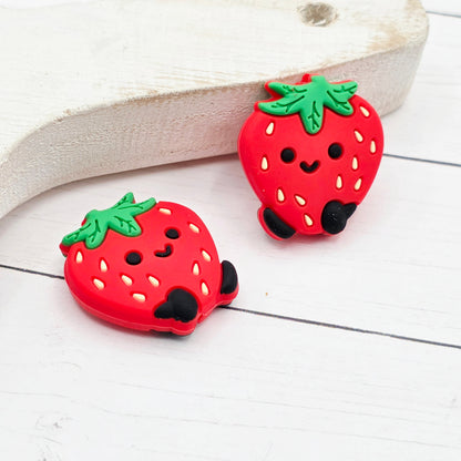 Strawberry Focal Beads
