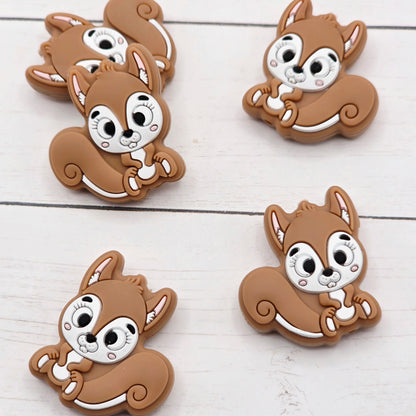 Brown Squirrel Beads