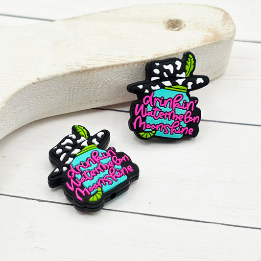 Drinkin Watermelon Focal Beads