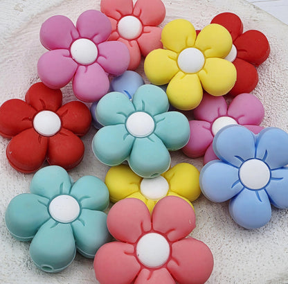 Flower Daisy Focal Beads