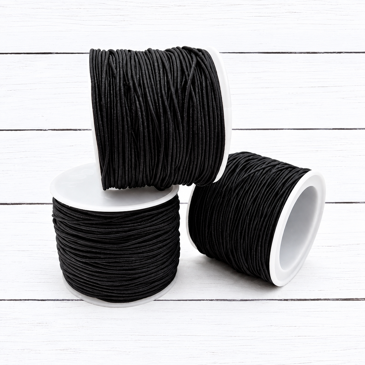 20 Yards Black Elastic Stretch Cord 1mm