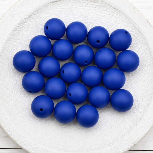 15mm Royal Blue Beads