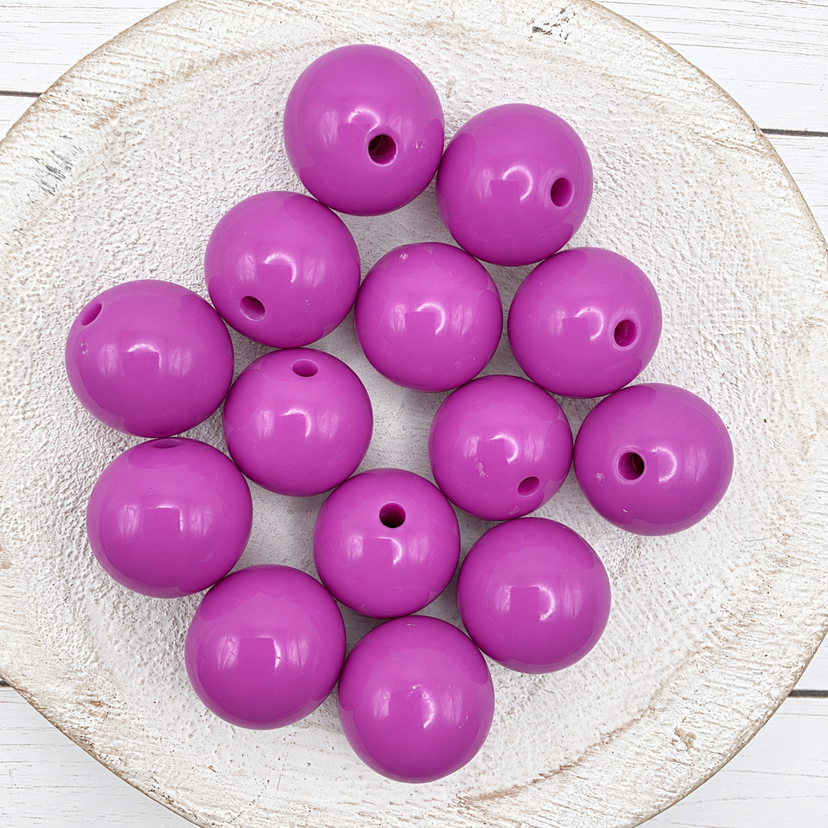 20mm Solid Color Beads
