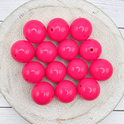 20mm Solid Color Beads