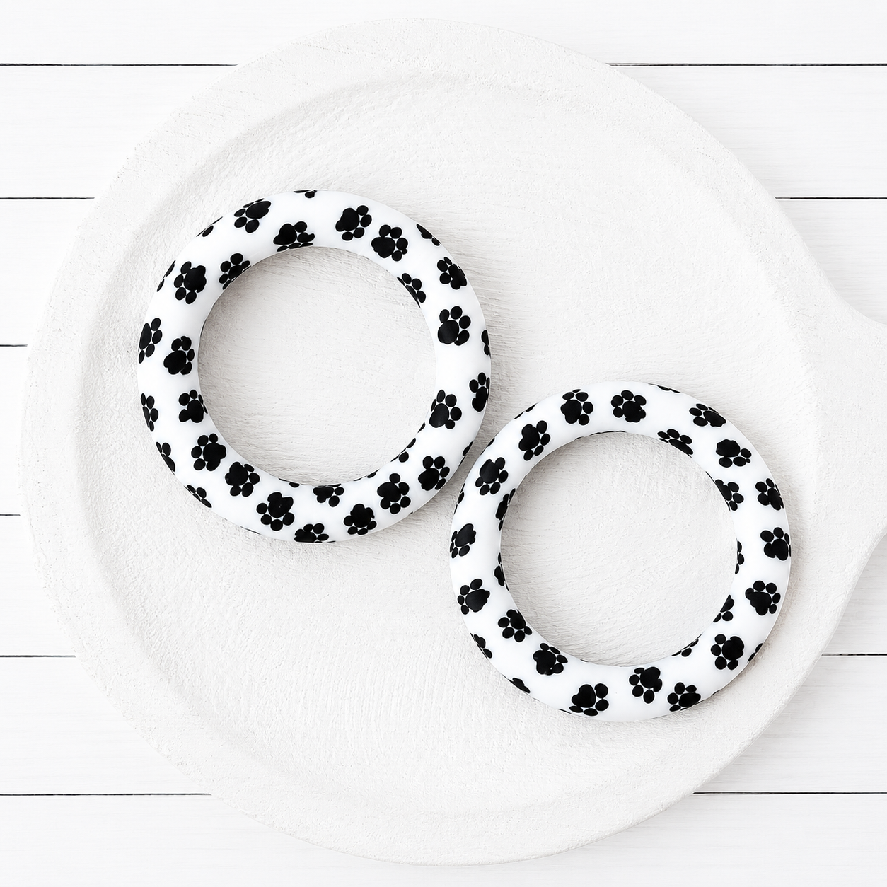 65mm Paw Print Silicone Ring