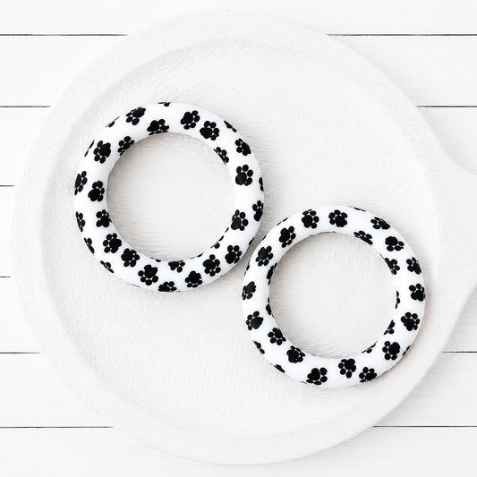 65mm Paw Print Silicone Ring