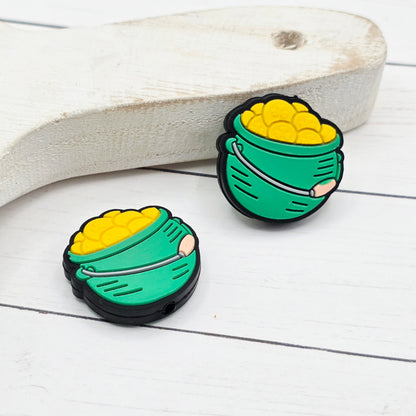 Pot of Gold Silicone Beads