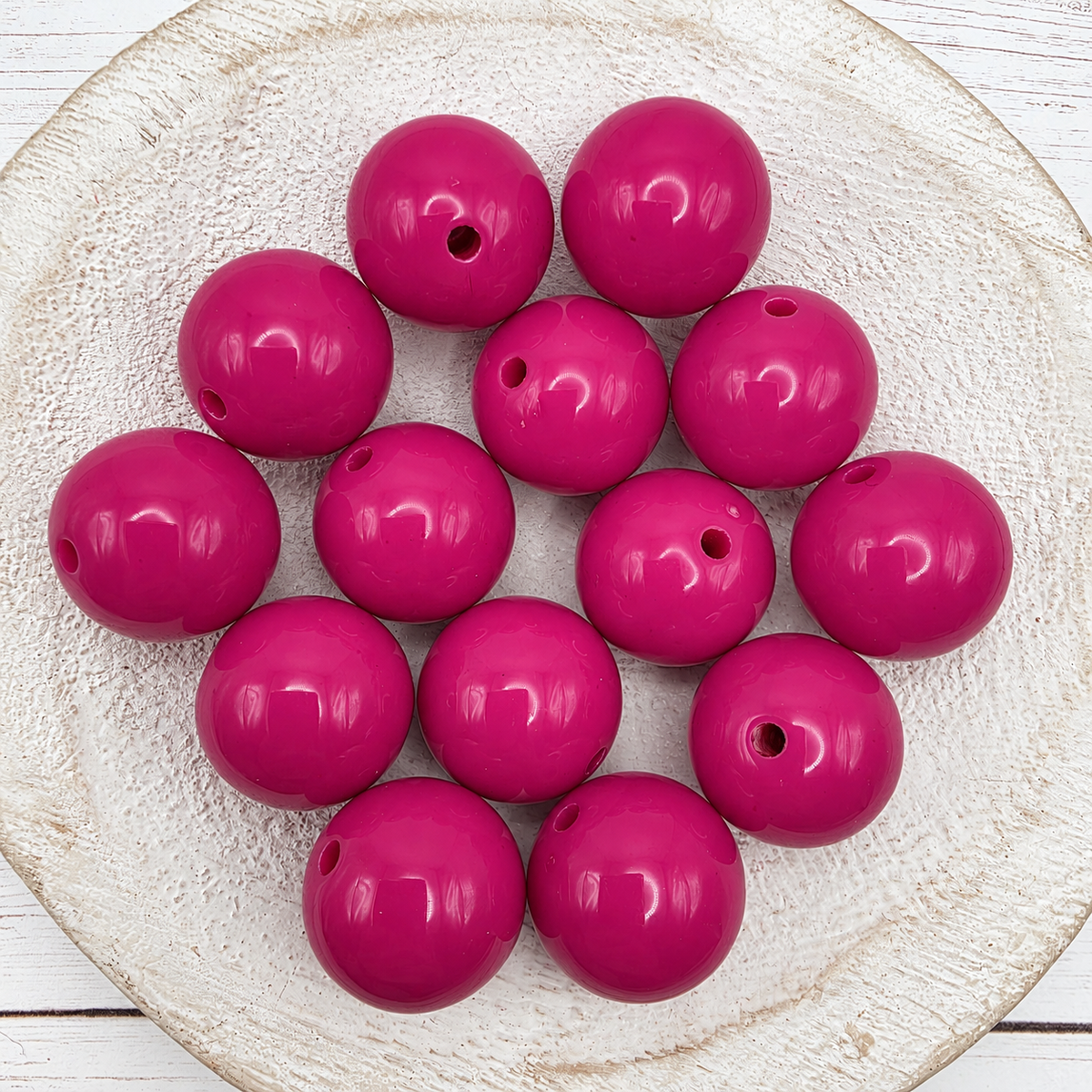 20mm Solid Color Beads
