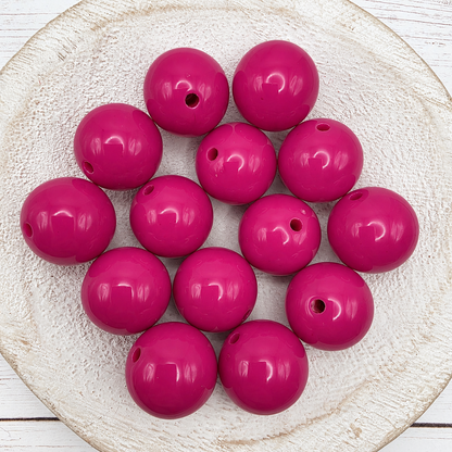 20mm Solid Color Beads