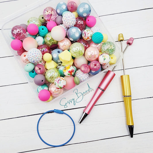 Spring Blossom Bead Craft Kit ~ 103 Pieces