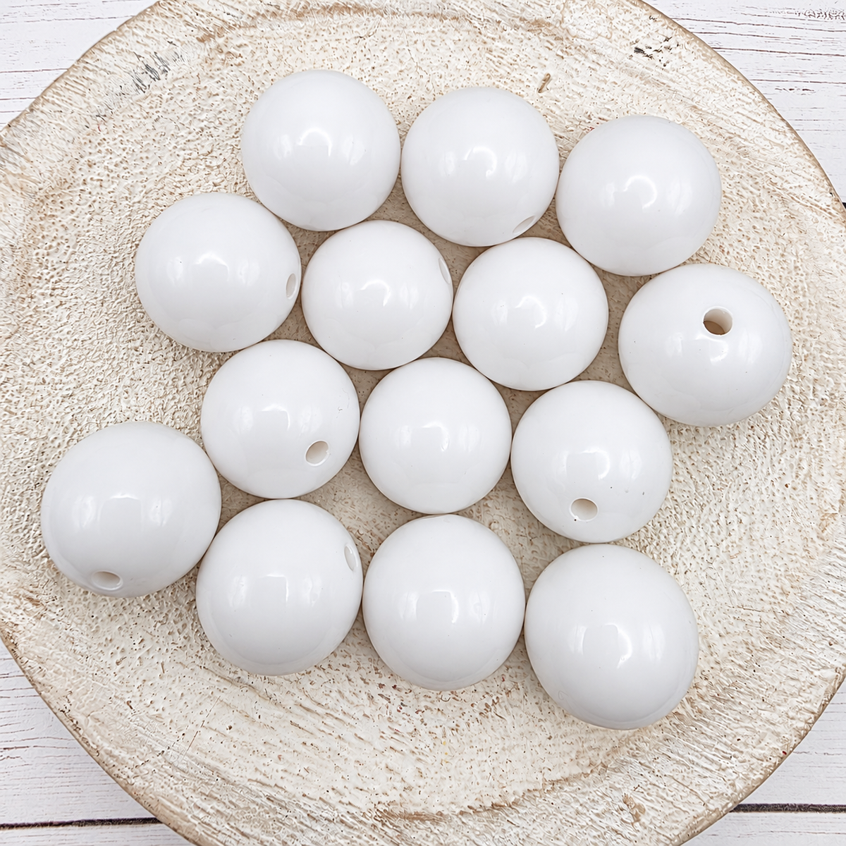 20mm Solid Color Beads