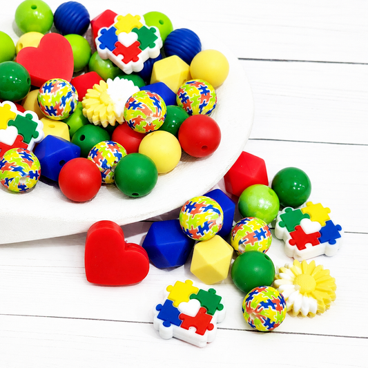 Autism Love Bead Mix