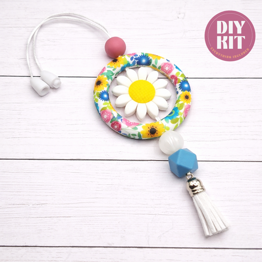 Daisy Bloom Car Charm DIY Kit