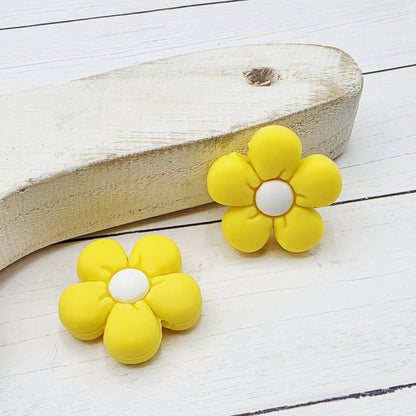 Flower Daisy Focal Beads
