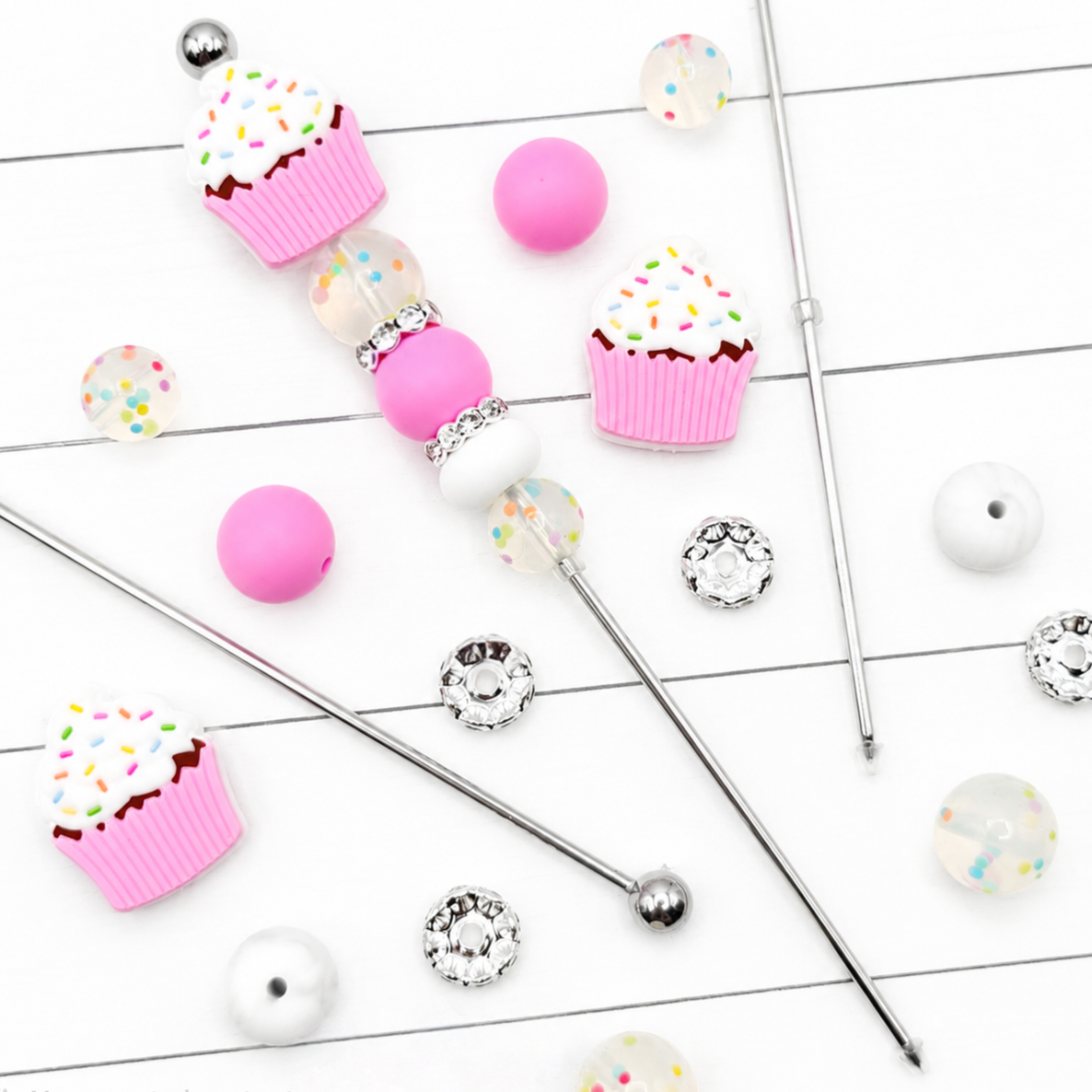Sweet Pink Cupcake Cookie Scribe DIY Kit