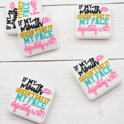 If My Mouth Focal Beads