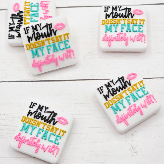 If My Mouth Focal Beads