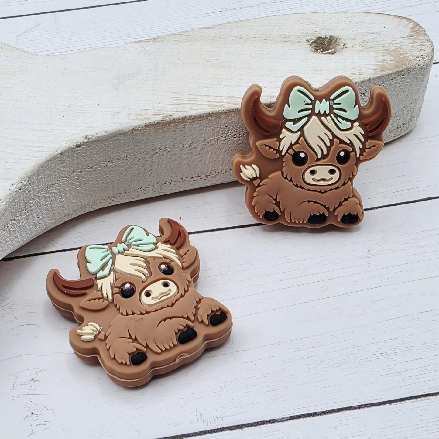 Highland Cow Baby Focal Beads